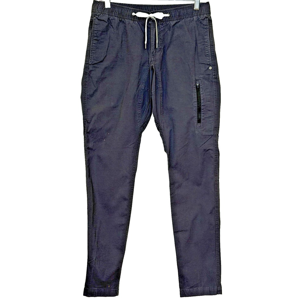 Vuori Ripstop‎ Climber Pants Mens Small Dark Gray Stretch Waist Drawstring V412
